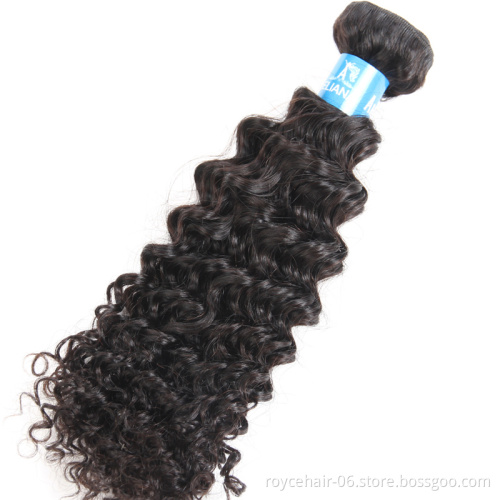 Brazilian remy human hair kinky curly weave